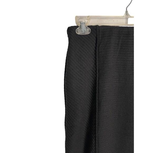B.O.G. Band Of The Free RENEE Black RIBBED PENCIL SKIRT Women Small Side Slit - Picture 2 of 8